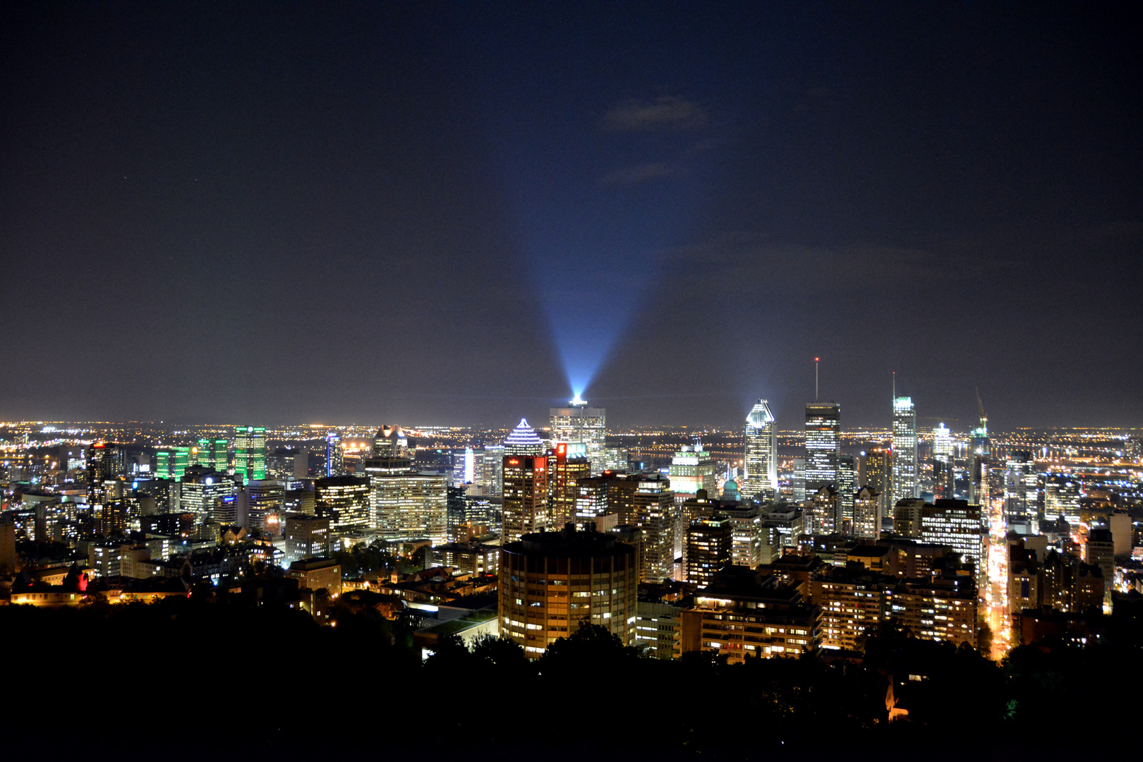 Montreal at night