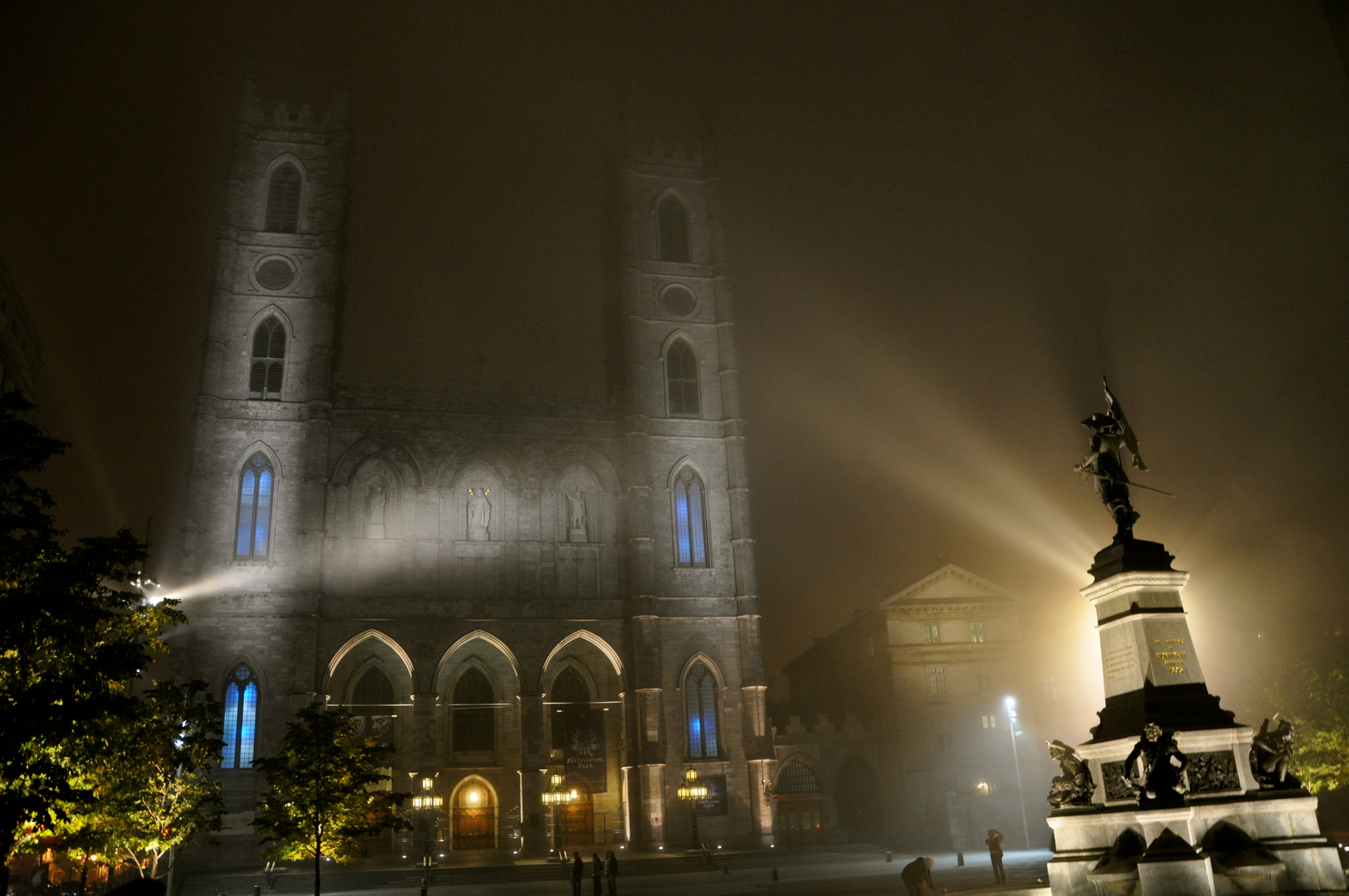 Montreal bei Nebel - Notre-Dame de Montréal