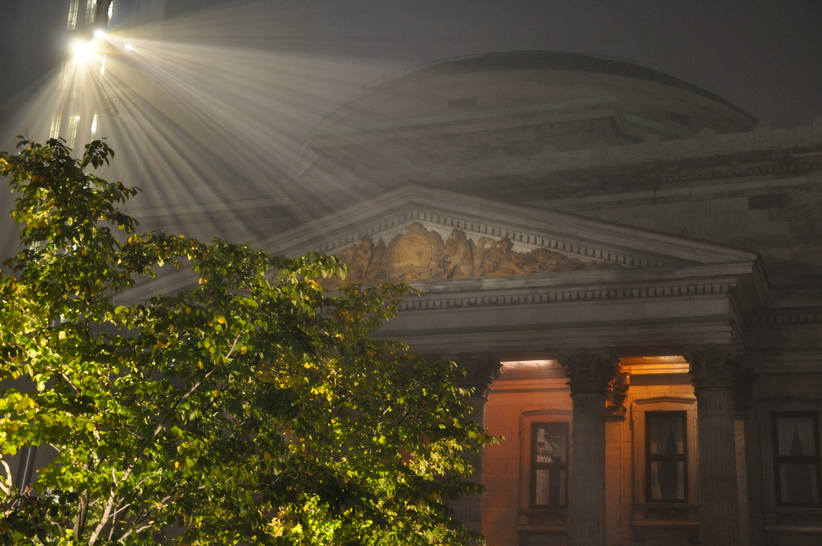 Montreal bei Nebel - Place d'armes No 2