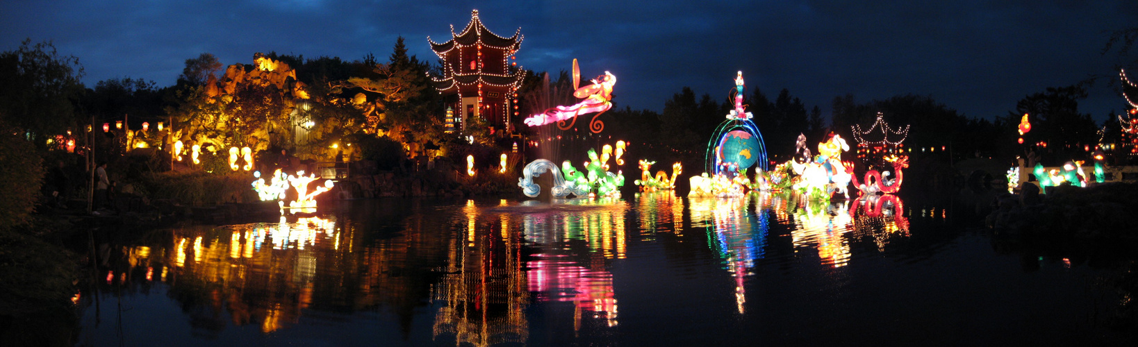 Montréal "Chinese garden in lights" (Oktober 2007)