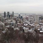 Montréal depuis le Mont Royal hiver 2013