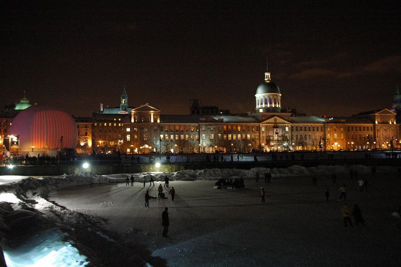 Montréal glisse sur la nuit !