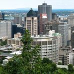 Montréal - seen from Mount Royal