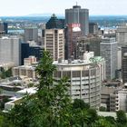 Montréal - seen from Mount Royal