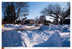 Montreal under the snow