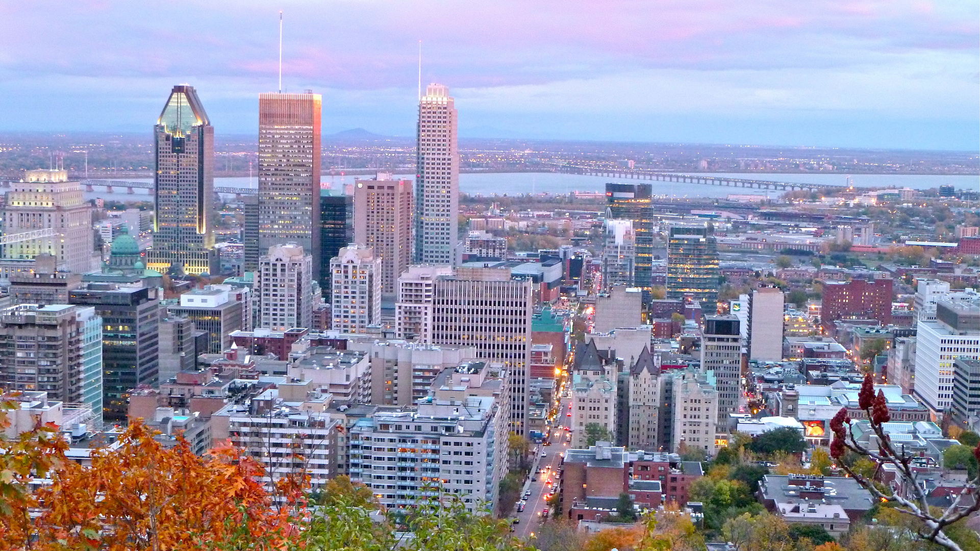 Montréal vu du Mont-Royal