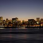 Montreal's skyline by night