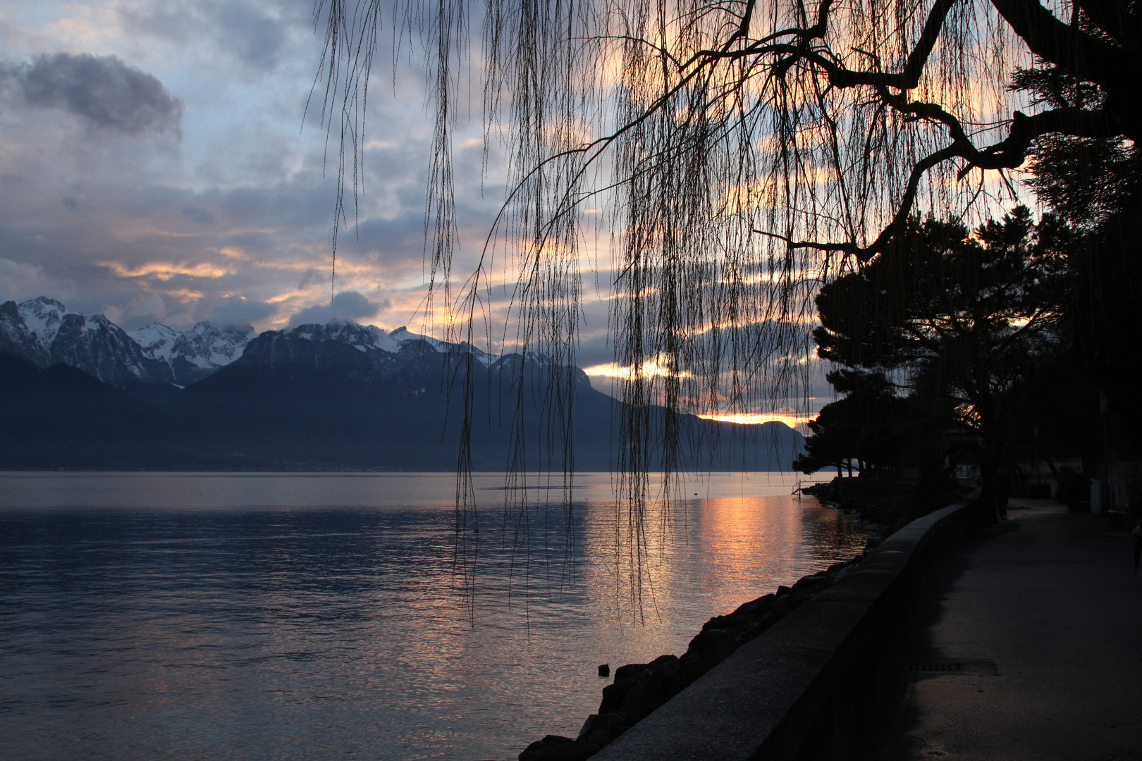 Montreaux tramonto