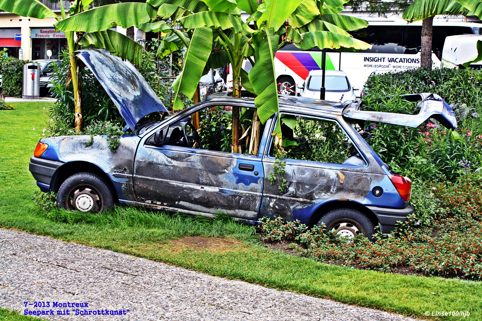 Montreux 2013 - im gestalteten Seepark .