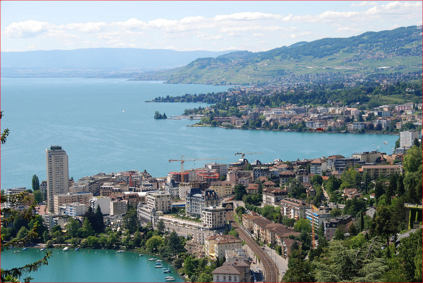 montreux von oben...