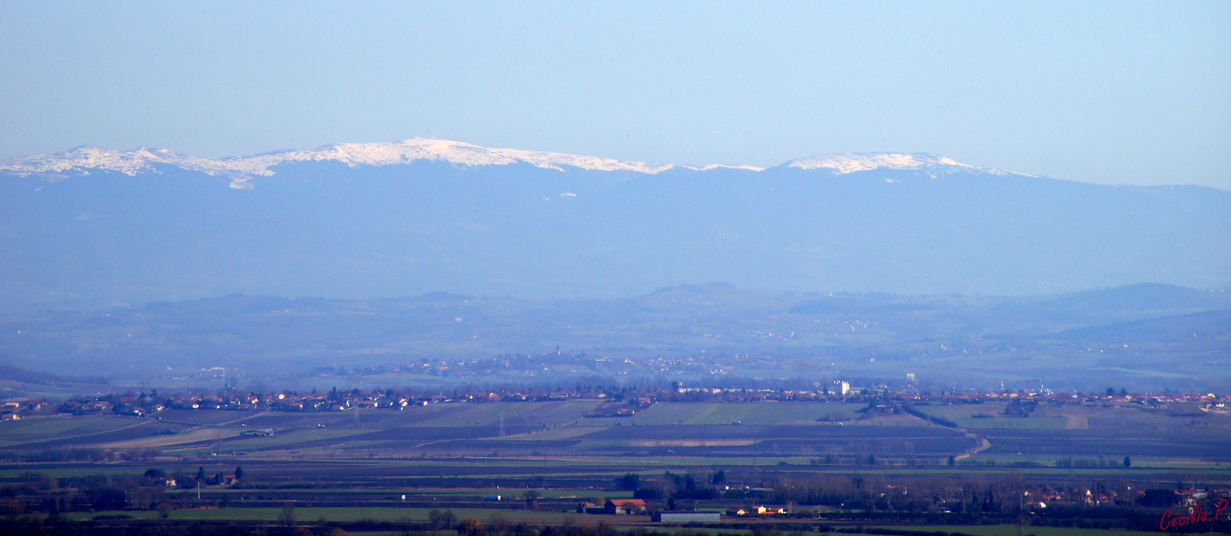 Monts du FOREZ vue de Châteaugay