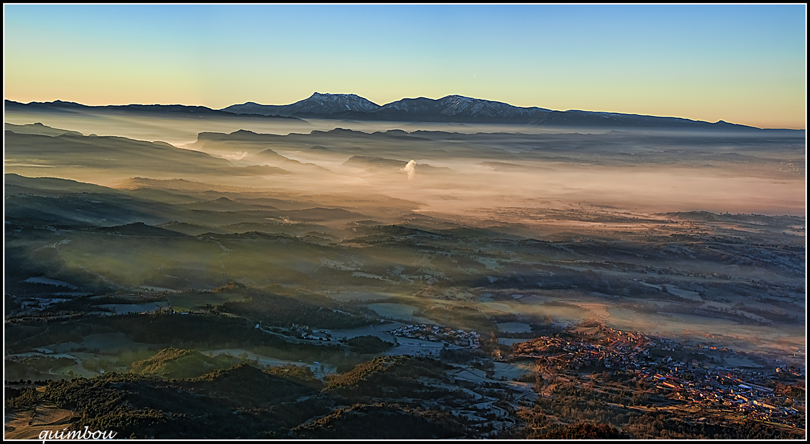 Montseny desde el Monestir de Bellmunt.