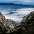 MONTSERRAT DESDE EL FUNICULAR. 
