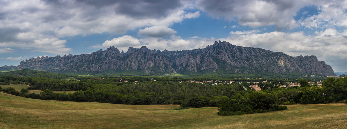 Montserrat mountain view