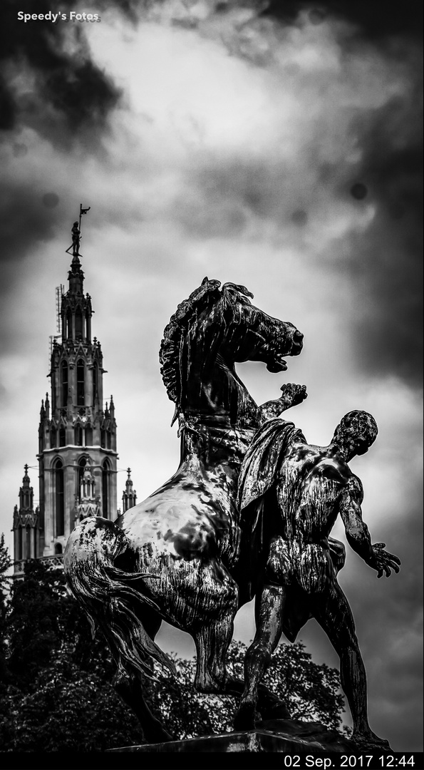 Monument and church