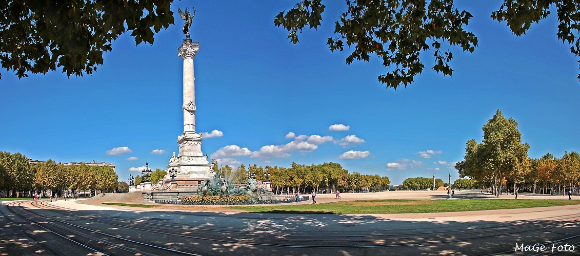 Monument aux Girondins sur Place des Quinconces