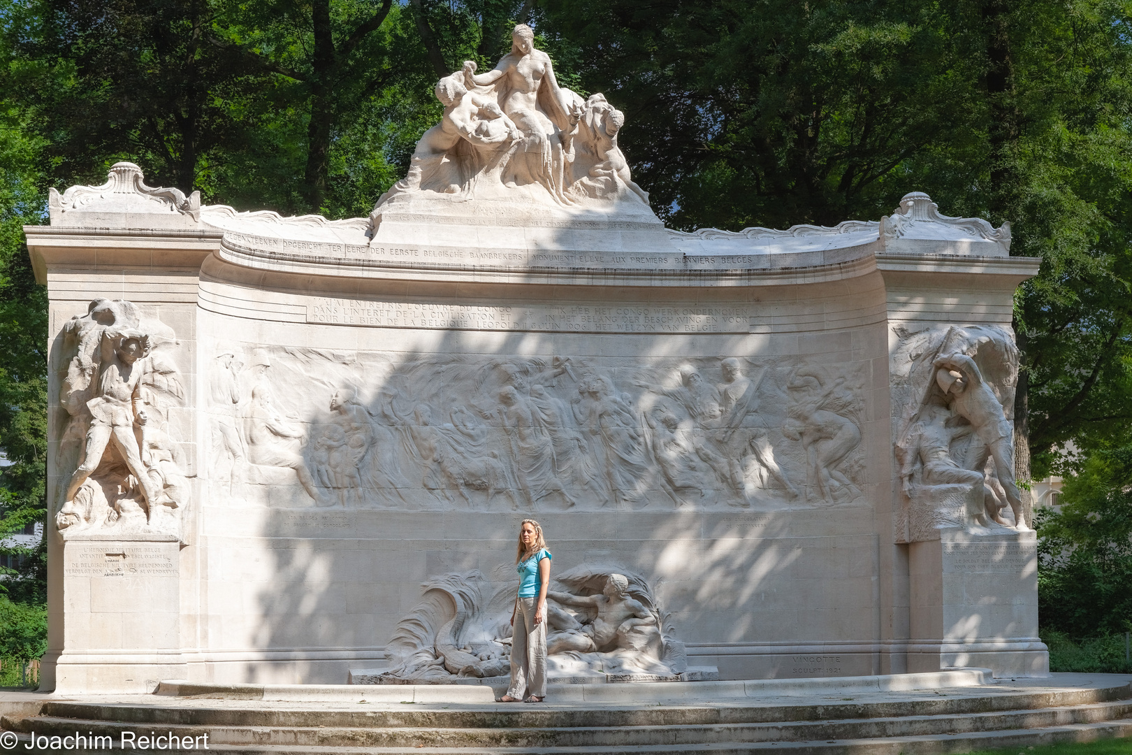 Monument aux pionniers belges au Congo