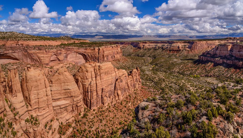 Monument Canyon mit Coke Ovens, Colorado NM, USA