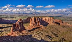 Monument Canyon mit Independence Monument, Colorado NM, USA