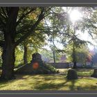 Monument im Herbstlicht