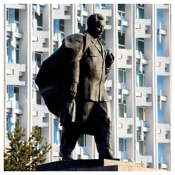 Monument - University of Almaty, Kazakhstan