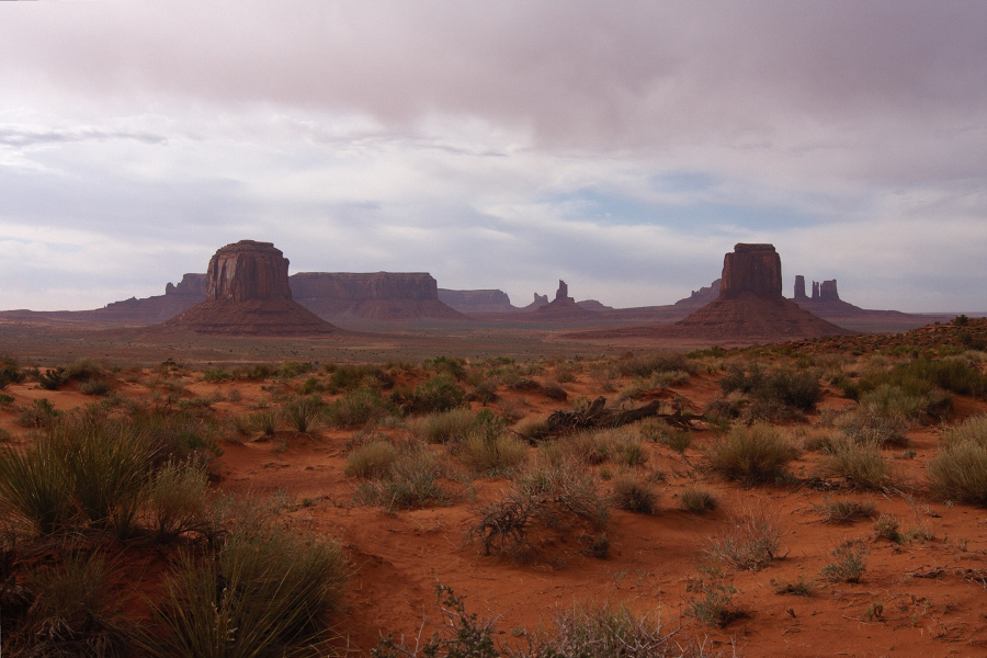 Monument Valley after storm