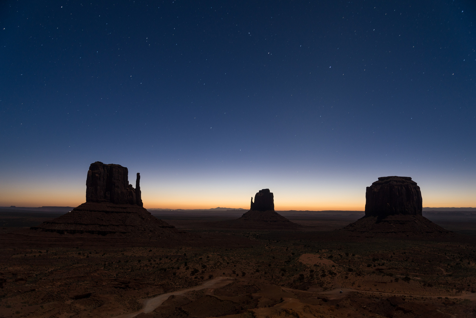 Monument Valley before surise