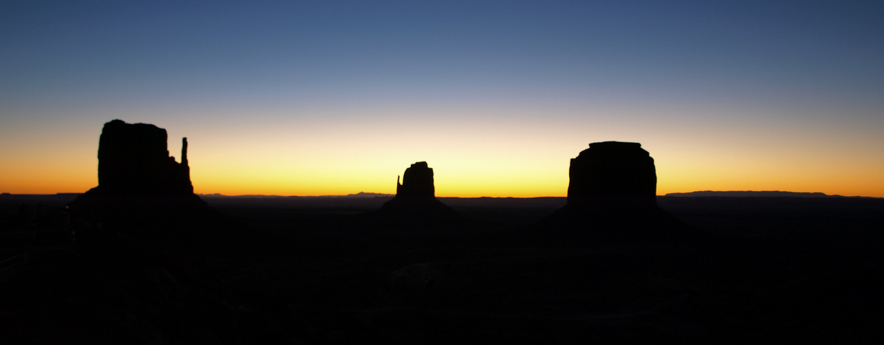 Monument Valley bei Nacht