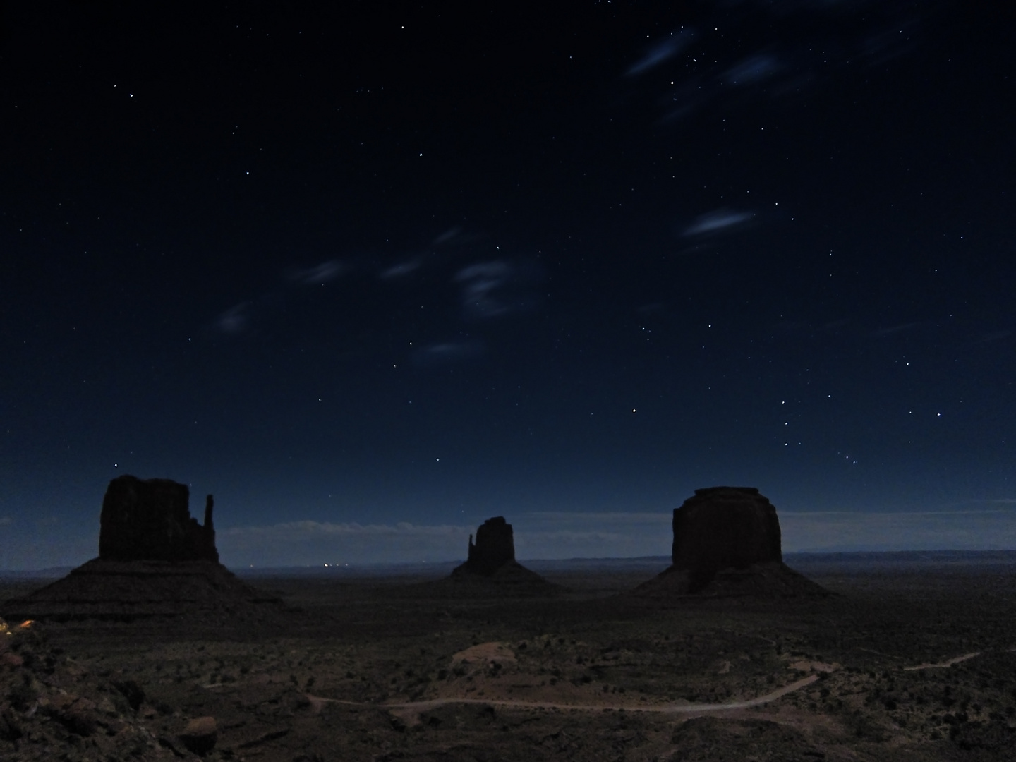 Monument Valley bei Nacht