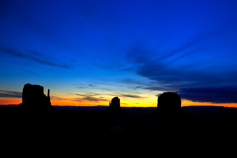 Monument Valley bei Sonnenaufgang