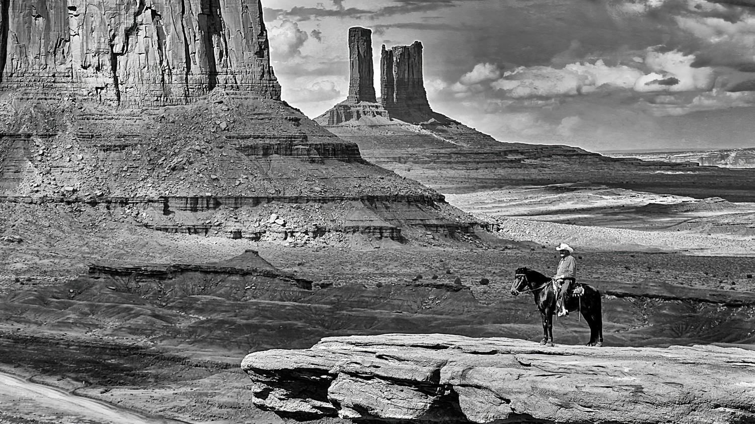 Monument Valley cowboy