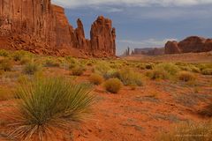 Monument Valley im Sandsturm