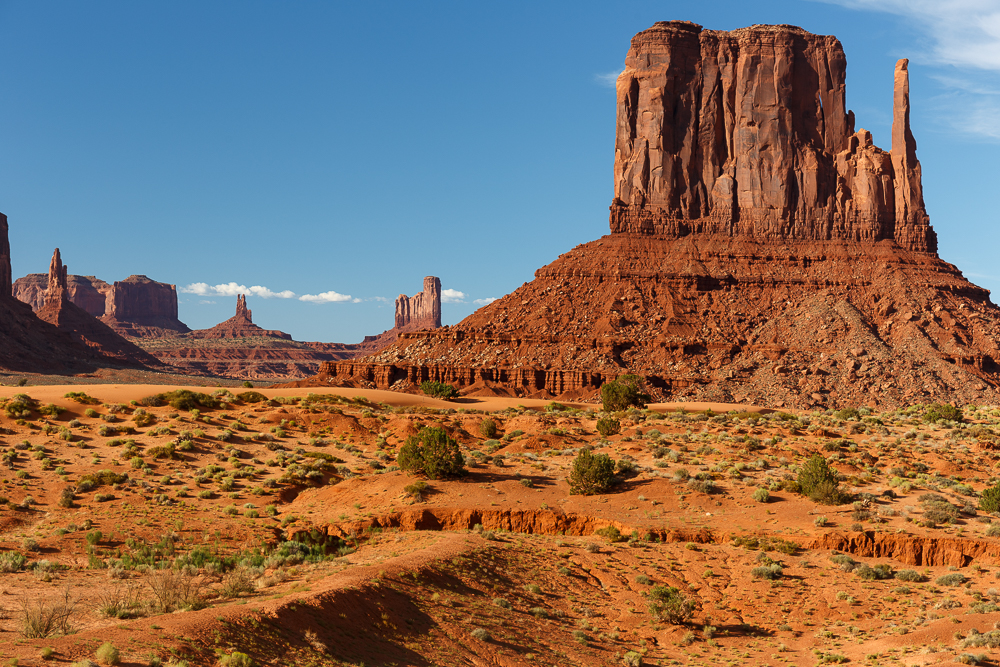 Monument Valley in der Abendsonne