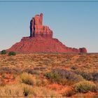 Monument Valley in golden light