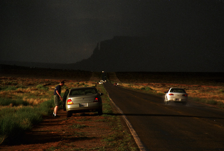 Monument Valley kurz vor Weltuntergang