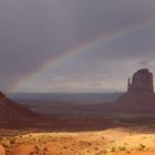 Monument valley rainbow