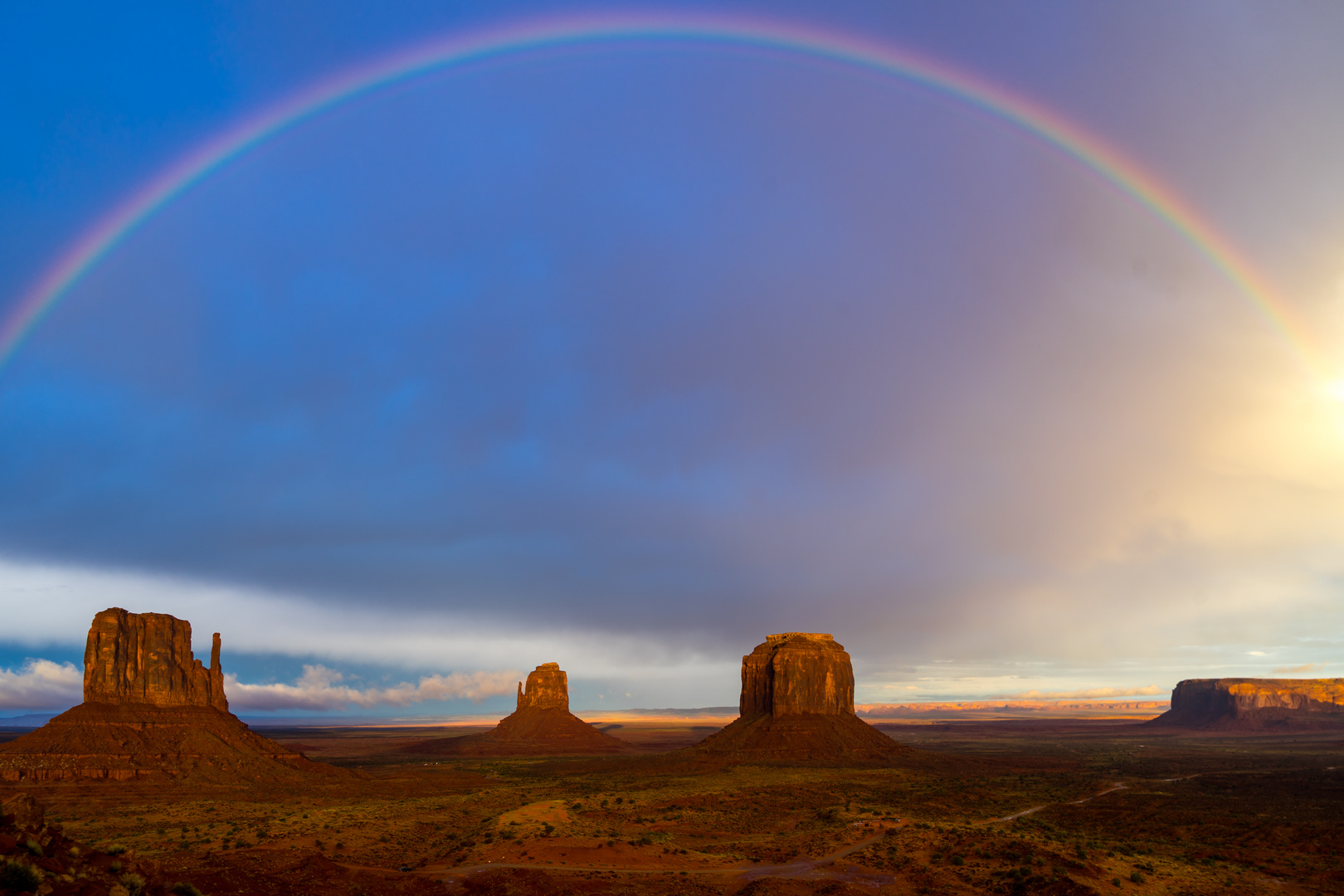 Monument Valley Rainbow