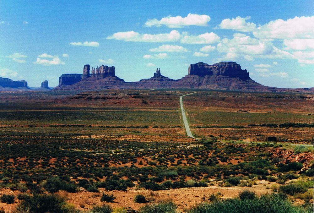 Monument Valley Scan vom Negativ