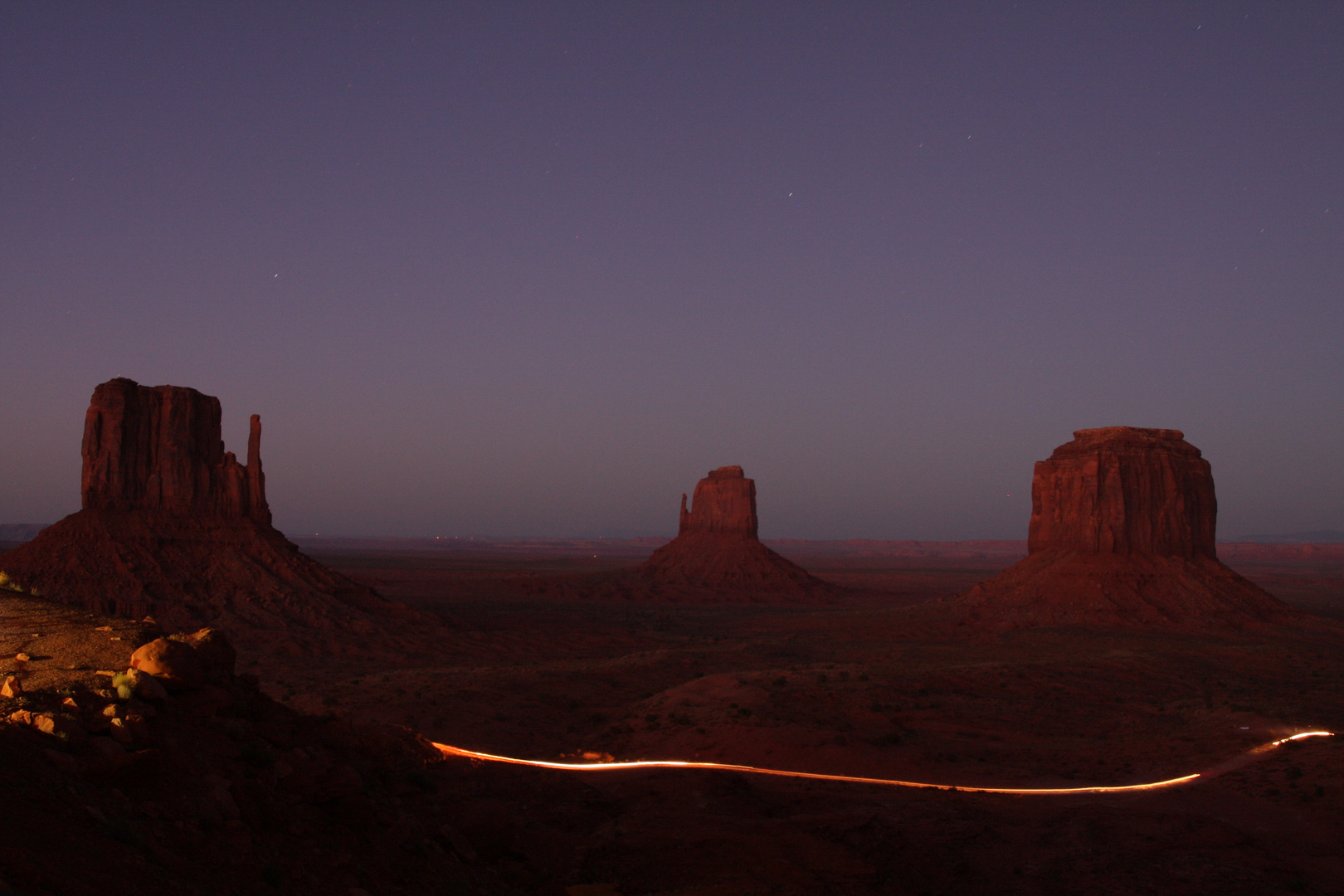 Monument Valley - Sonnenuntergang