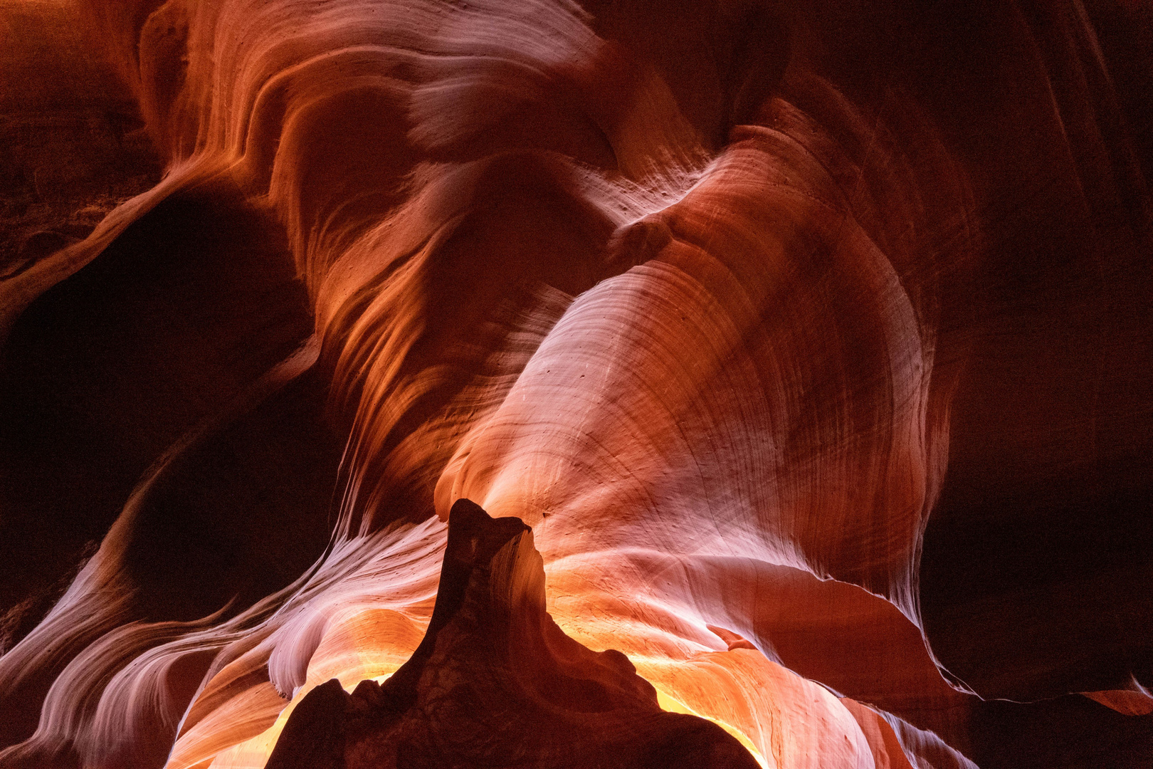 monument Valley Sunrise at Lower Antelope Canyon Page Arizona USA