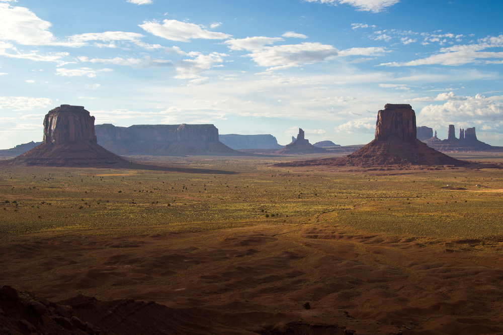 Monument Valley von der Seite