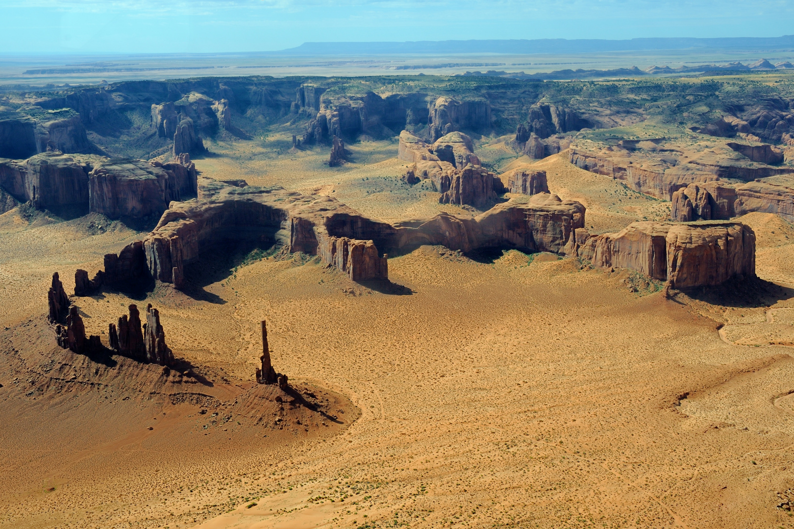 Monument Valley von oben