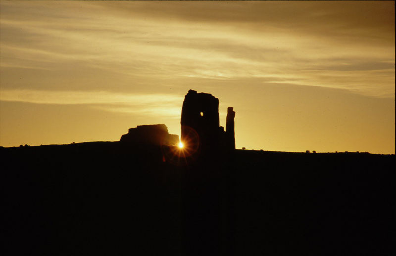 Monument Valley - yellow sky