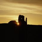 Monument Valley - yellow sky