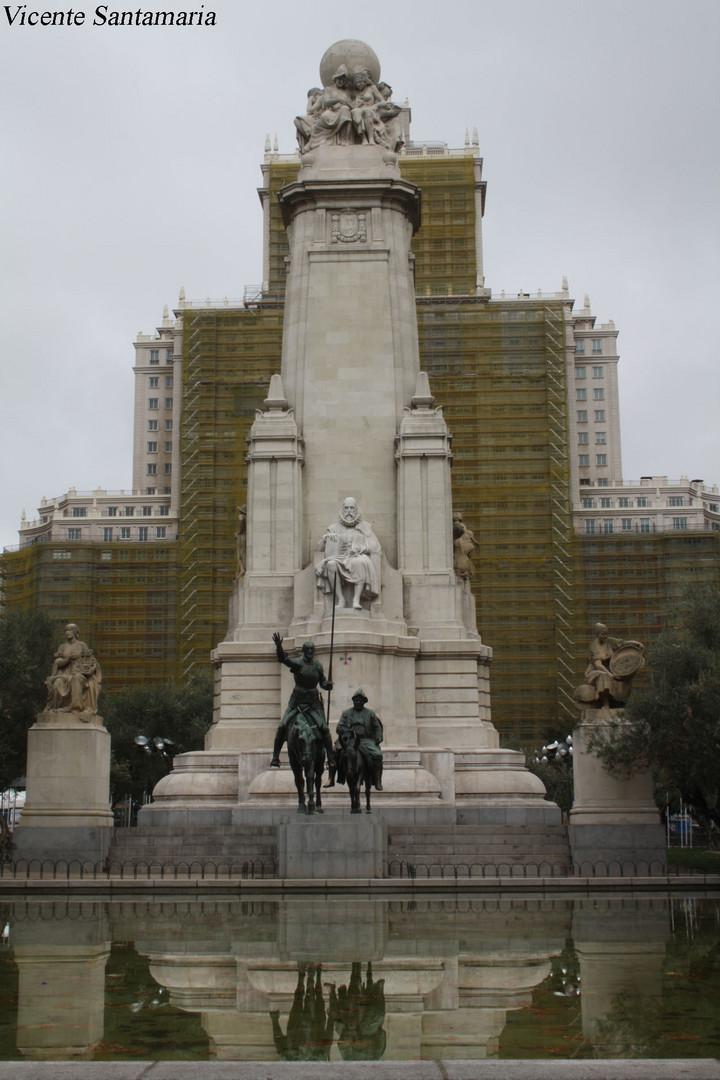 MONUMENTO A CERVANTES (PLZA ESPAÑA MADRID)