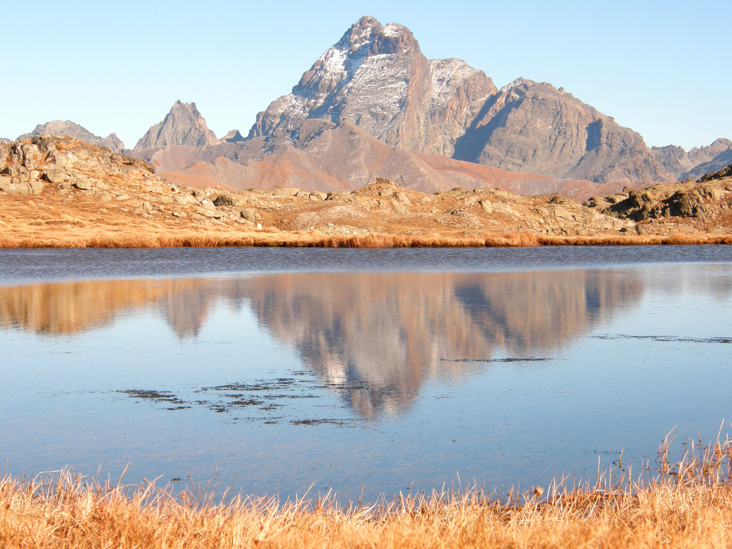 Monviso 3841m. e Visolotto 3348 m.