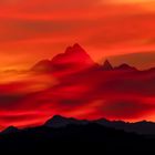 Monviso su tramonto