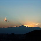 Monviso sullo sfondo