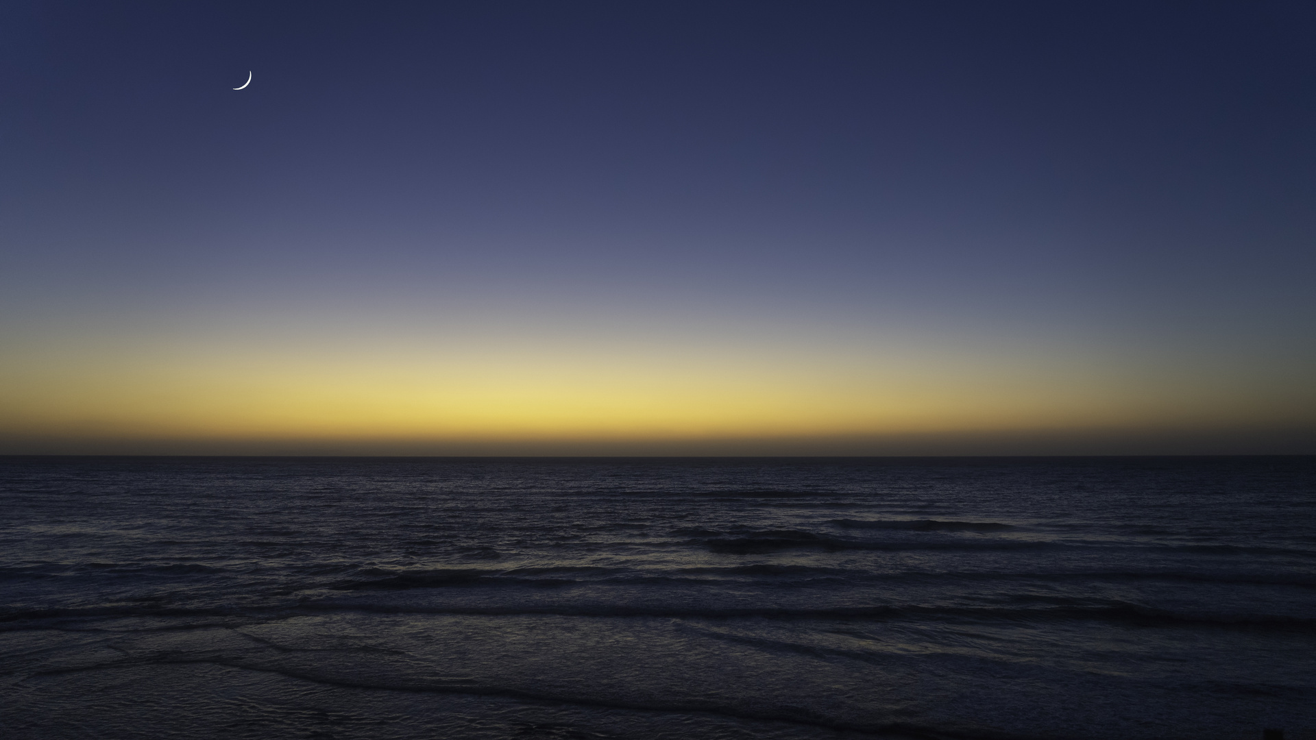 moon after sunset