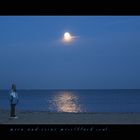 Moon and Black Sea ...(Bourgas - Bulgaria-November 5'th, 2006)